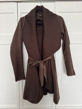 Chocolate Brown Wrap Jacket